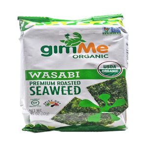 GIM ME SEAWEED WASABI PREMIUM ROASTED ORGANIC .35 OZ