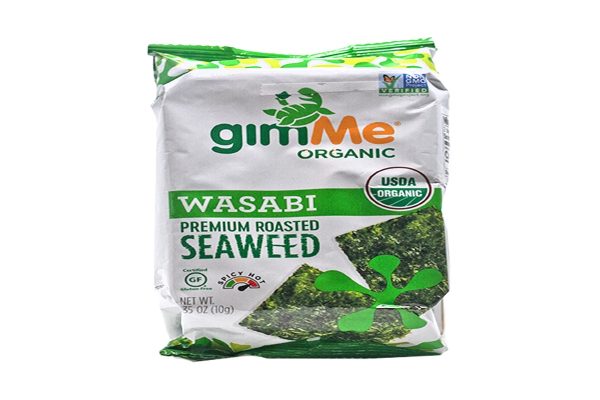 GIM ME SEAWEED WASABI PREMIUM ROASTED ORGANIC .35 OZ