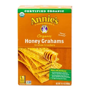 ANNIES CRACKERS HONEY GRAHAMS ORGANIC 14.4 OZ