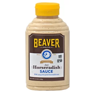 BEAVER BRAND DELI HORSERADISH SAUCE 12 OZ
