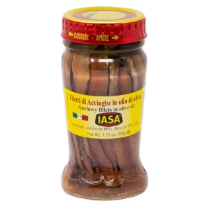 IASA ANCHOVY FILLETS IN OLIVE OIL 3.35 OZ